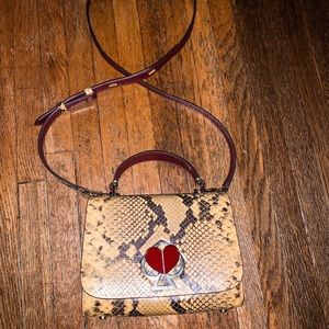 Kate spade Nicola Twistlock Snakeskin Bag